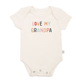 Finn and Emma Short Sleeve Graphic Bodysuit-Love Grandpa_1 - ANB Baby